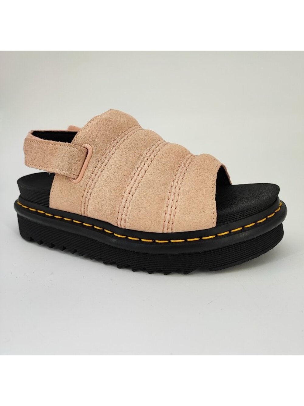 Dr. Martens Kole Zebrilus Women's Size 7 US Sandals Suede Powder Pink NJ004